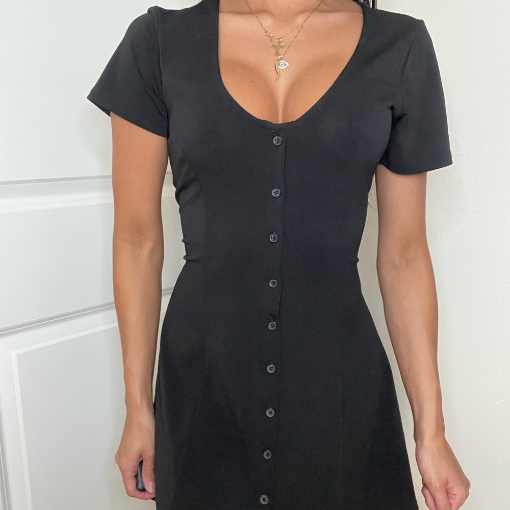 Classic black dress